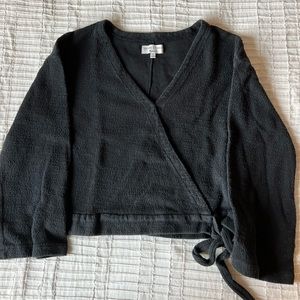 Madewell Texture & Thread Top - Black